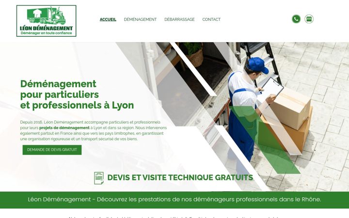 Screenshot of leondemenagement.fr