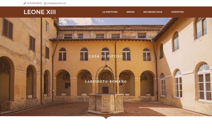 Screenshot of leonexiii.com