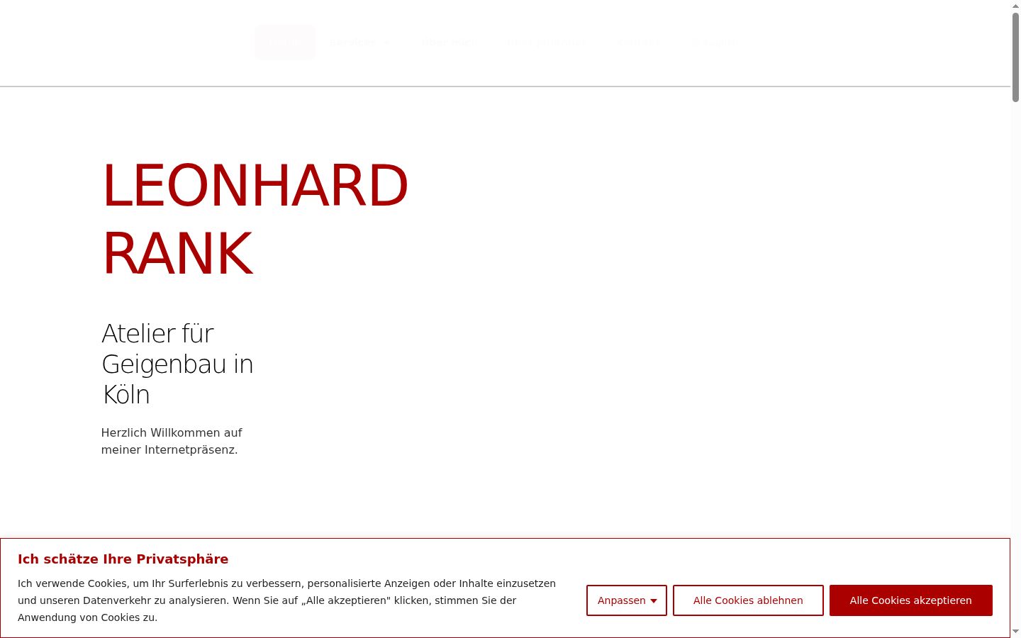 Capture d'écran de la bannière de consentement affichée avant toute interaction