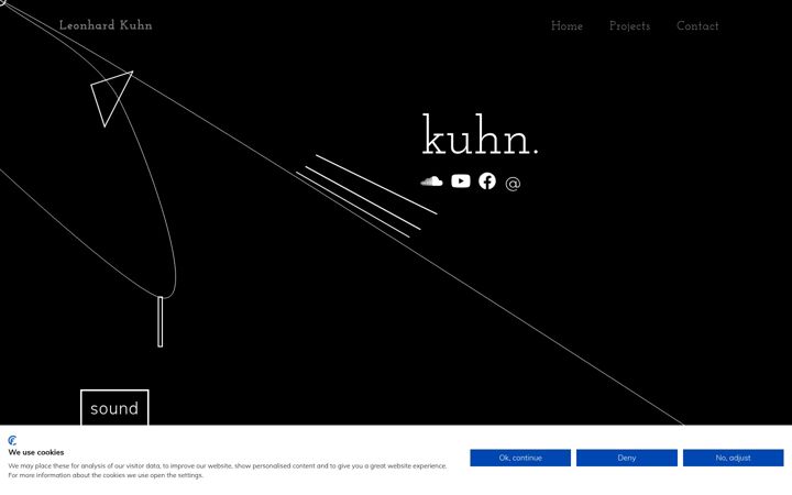 Screenshot of leonhardkuhn.de