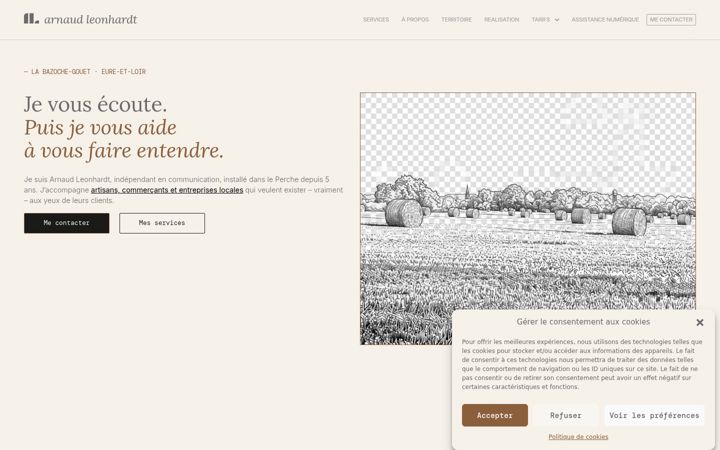 Screenshot of leonhardt.fr