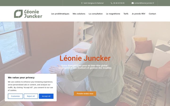 Screenshot of leonie-juncker.fr