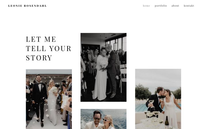 Screenshot of leonie-rosendahl.com