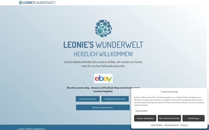 Screenshot of leonies-wunderwelt.de