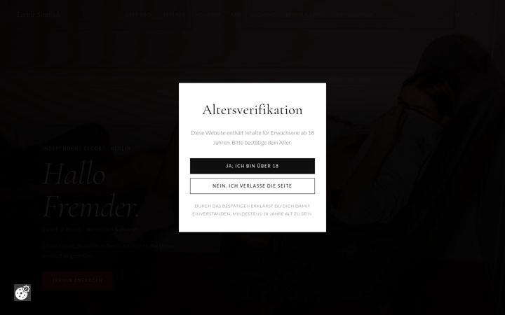 Screenshot of leoniesinnlich.com