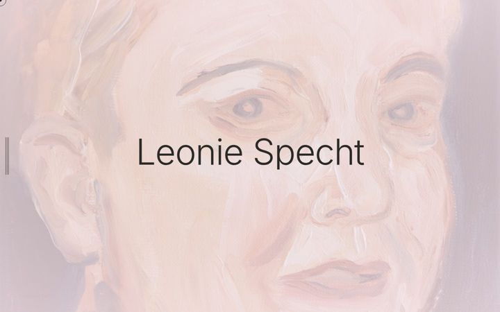 Screenshot of leoniespecht.de