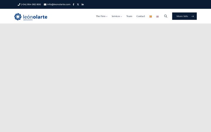 Screenshot of leonolarte.com