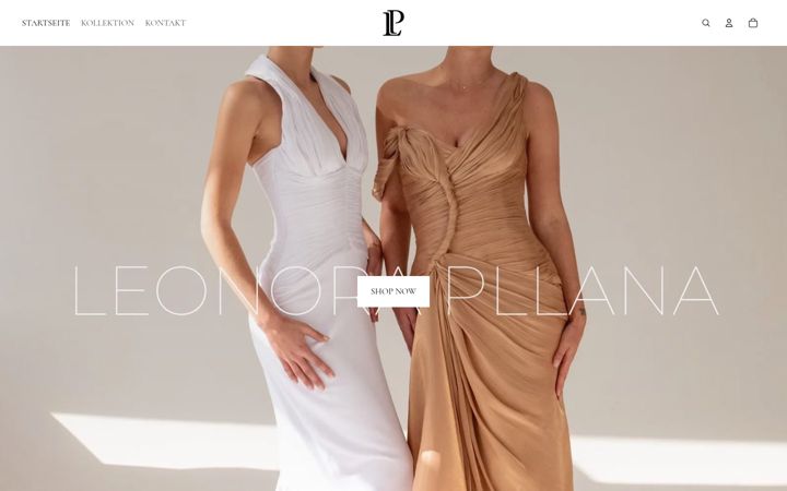 Screenshot of leonorapllana.com