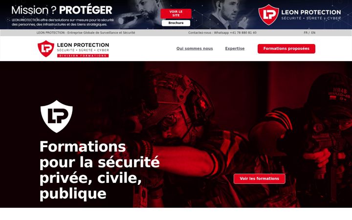 Screenshot of leonprotection.academy