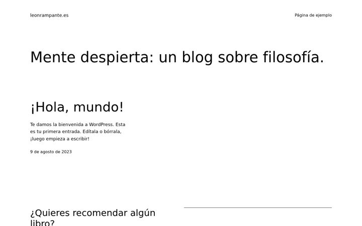 Screenshot of leonrampante.es