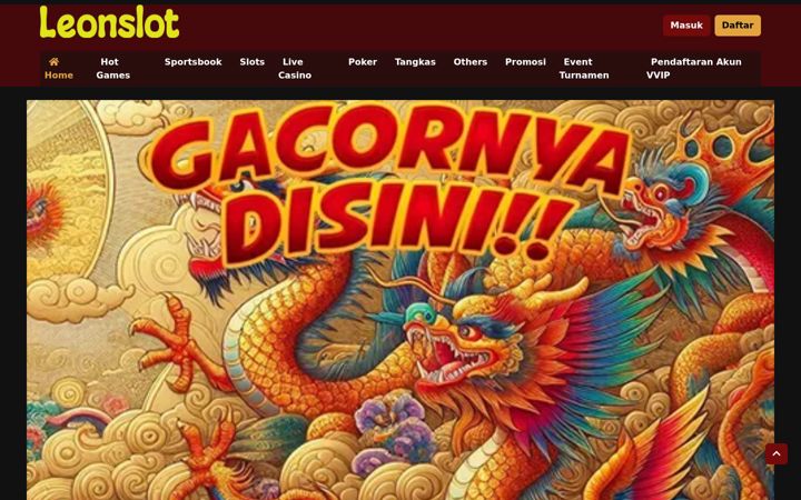 Screenshot of leonslot.net