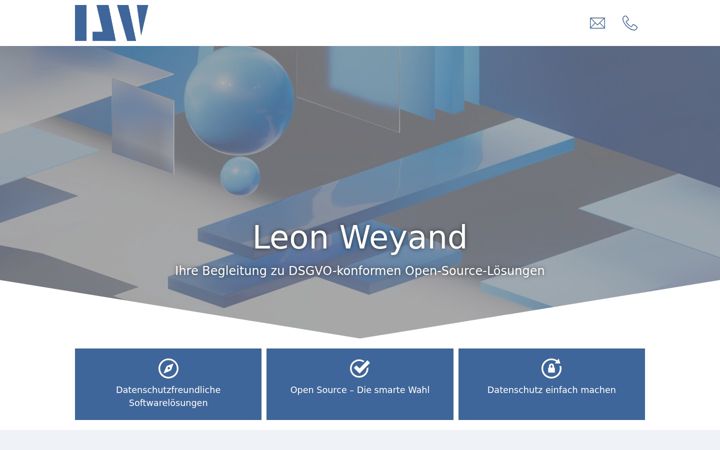 Screenshot of leonweyand.de