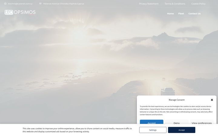 Screenshot of leoopsimosrentals.com
