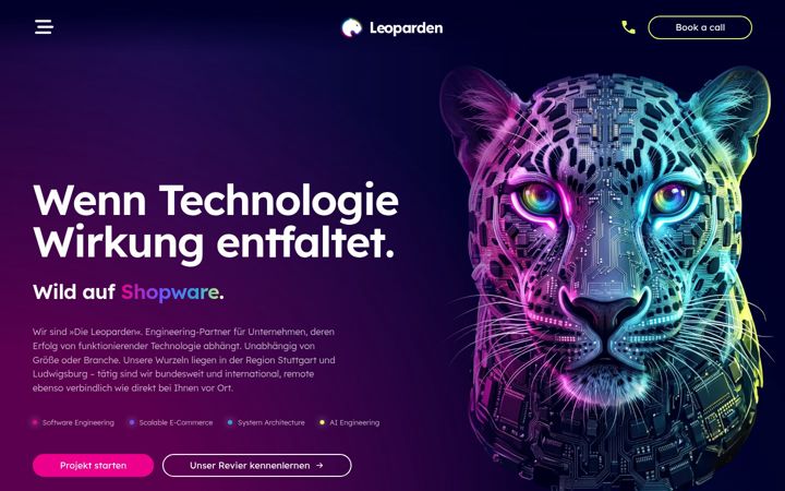 Screenshot of leoparden.net