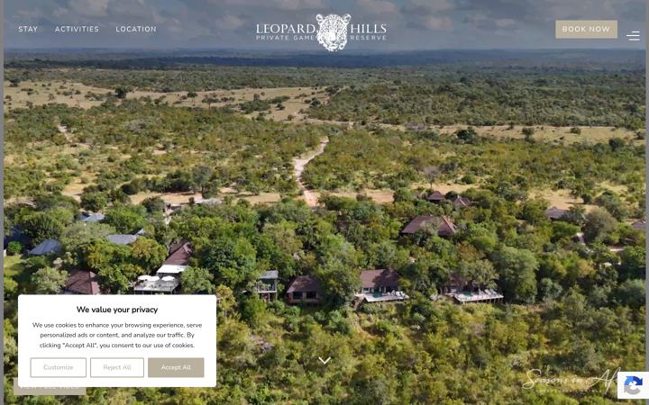 Screenshot of leopardhills.com
