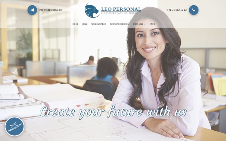 Screenshot of leopersonal.ch