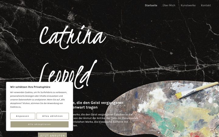 Screenshot of leopold-art.com
