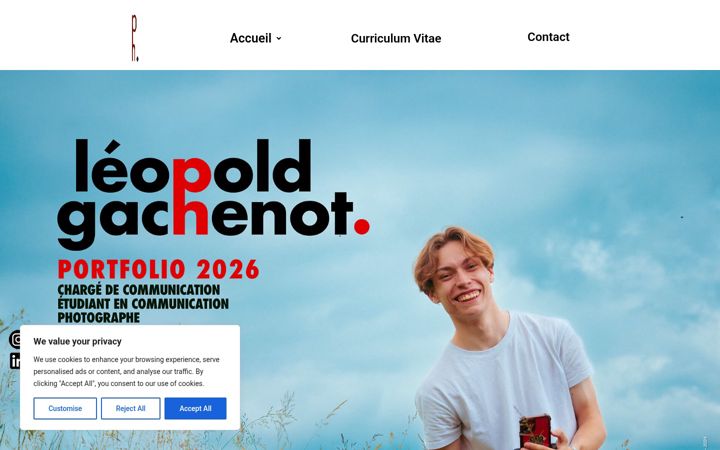 Screenshot of leopold-gachenot.fr