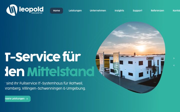 Screenshot of leopold-netzwerke.de