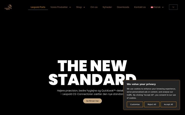 Screenshot of leopold-parts.dk