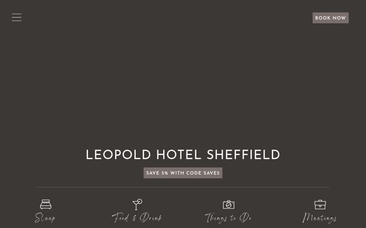 Screenshot of leopoldhotel.co.uk
