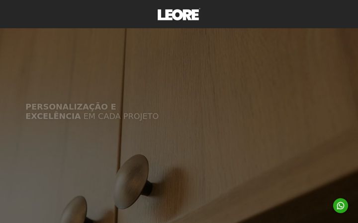 Screenshot of leoremoveis.com.br