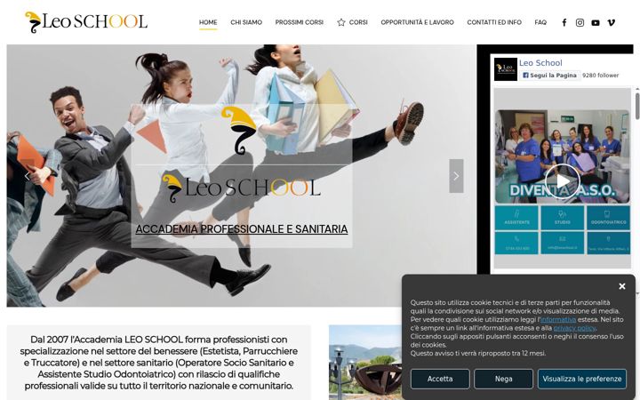 Screenshot of leoschool.it