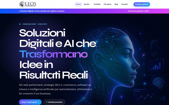 Screenshot of leosconsulenza.it