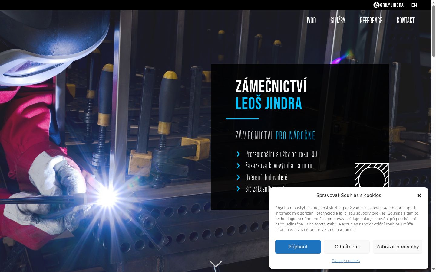 Screenshot des Einwilligungsbanners vor jeglicher Interaktion