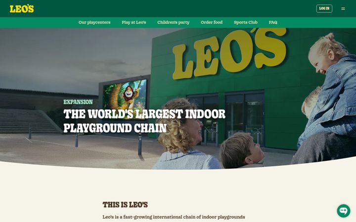 Screenshot of leosplay.com