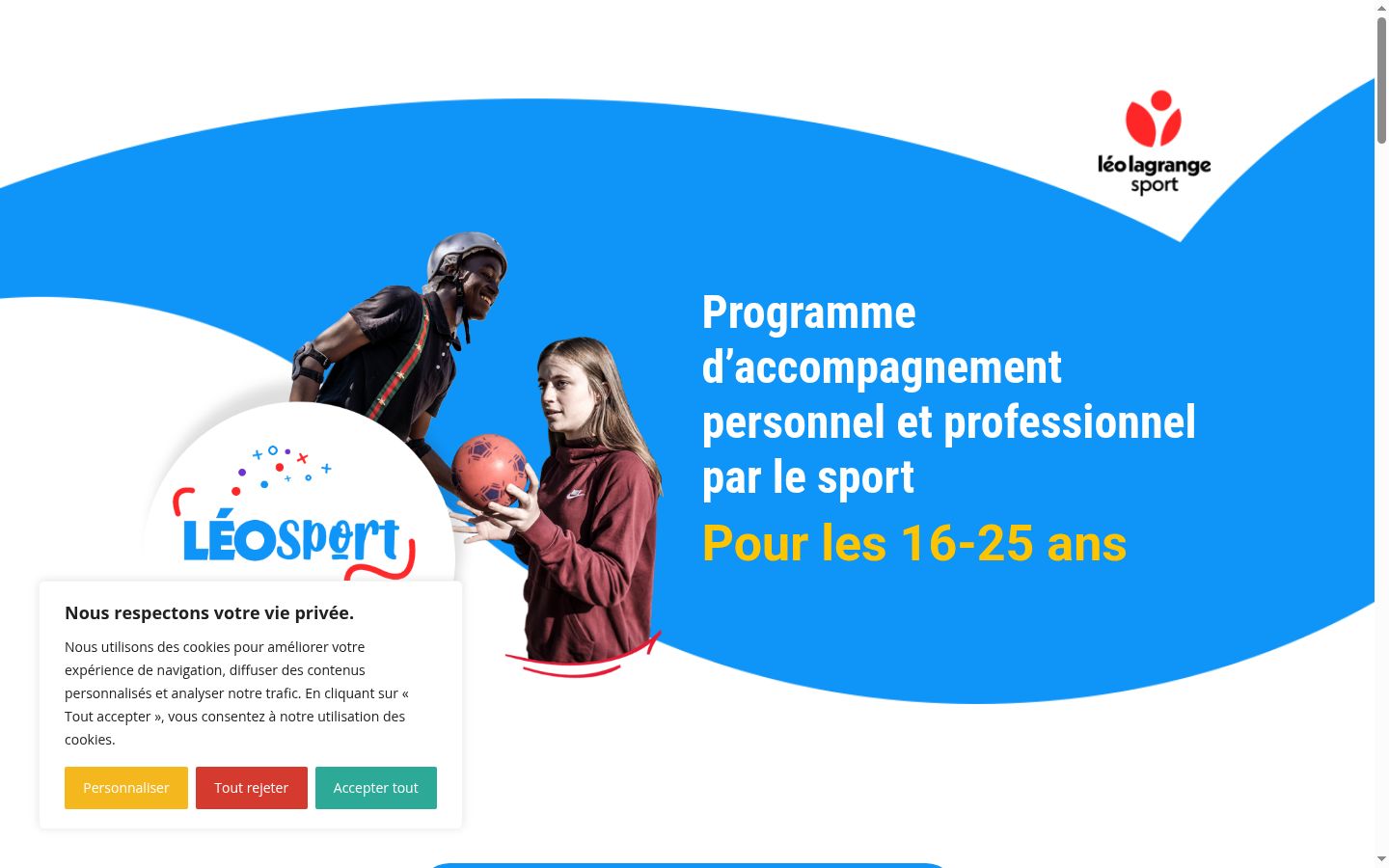 Screenshot tal-banner tal-kunsens muri qabel kwalunkwe interazzjoni