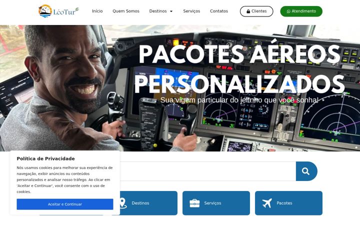 Screenshot of leotur.com.br