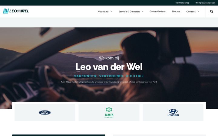 Screenshot of leovanderwel.nl