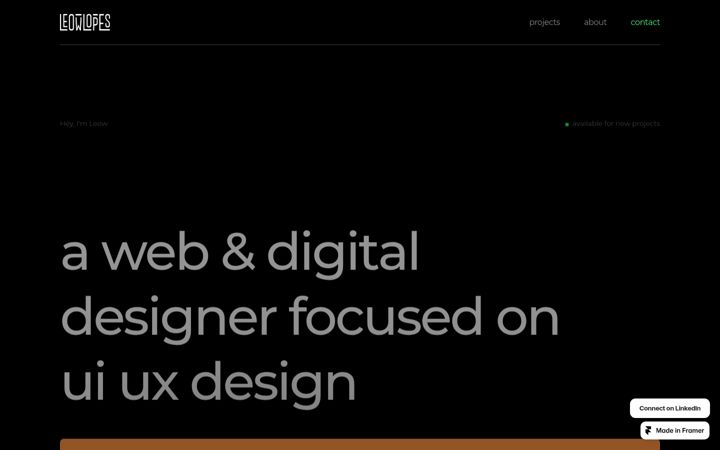 Screenshot of leowlopes.com