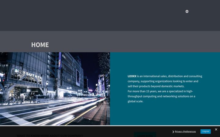 Screenshot of leoxx.org