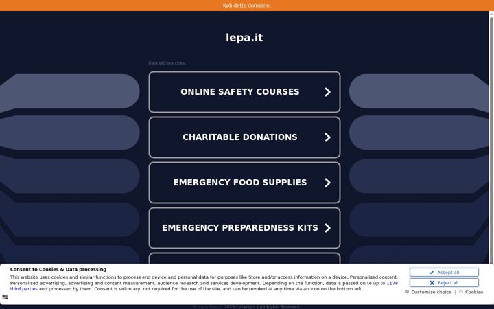 Screenshot of lepa.it