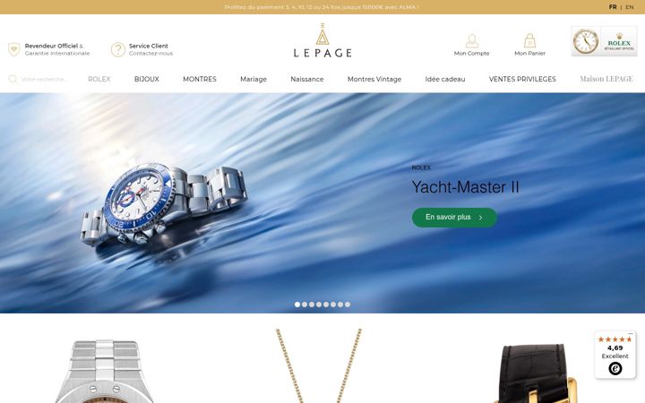 Screenshot of lepage.fr
