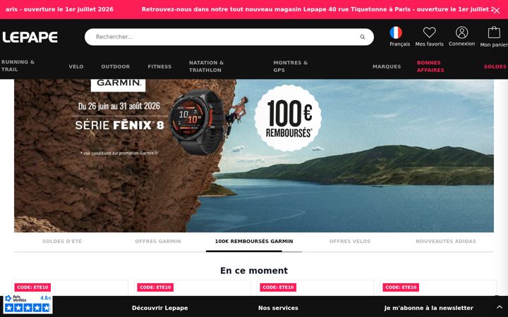 Screenshot of lepape.com