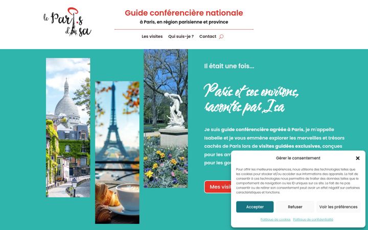 Screenshot of leparisdisa.fr