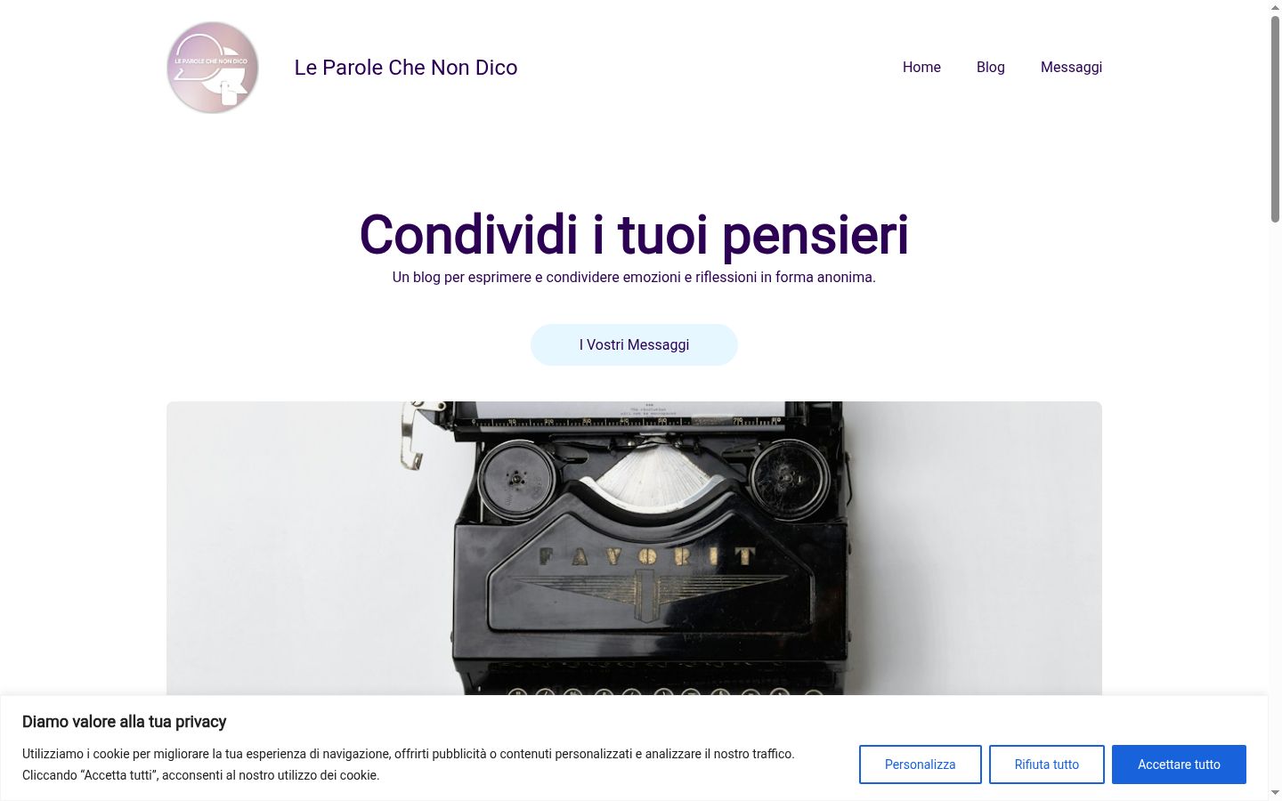 Capture d'écran de la bannière de consentement affichée avant toute interaction