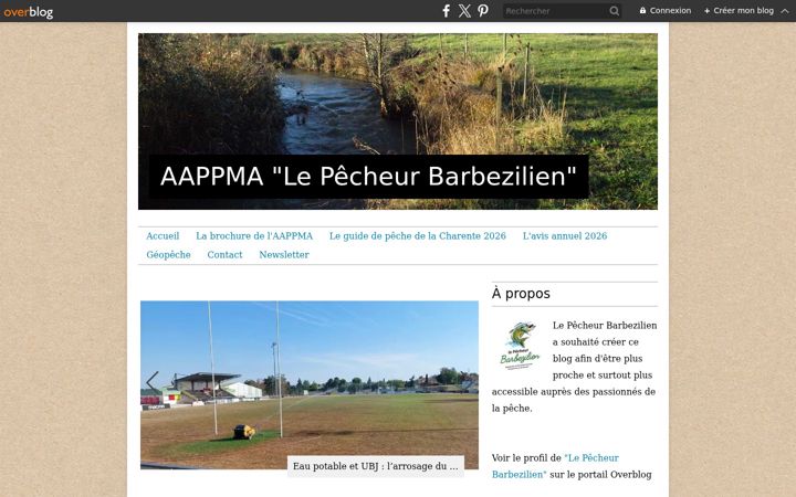 Screenshot of lepecheurbarbezilien.com