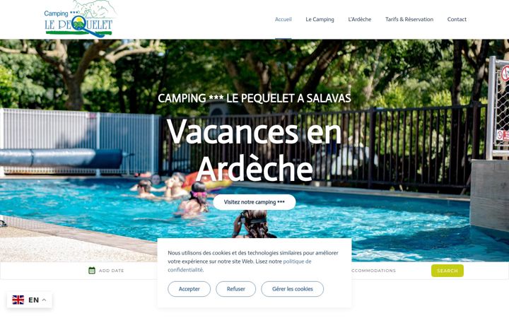 Screenshot of lepequelet.com