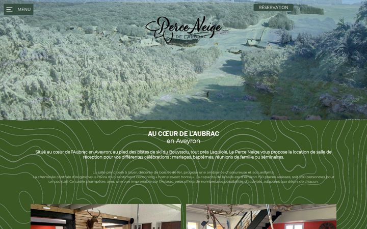 Screenshot of leperceneigedelaubrac.com
