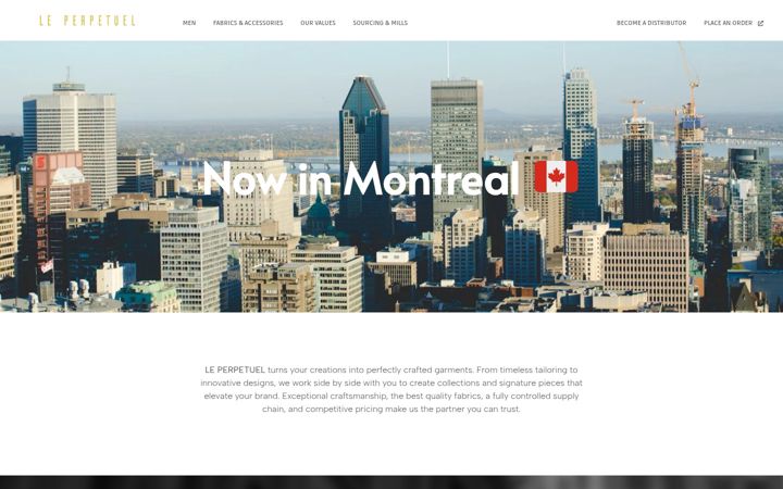 Screenshot of leperpetuel.com