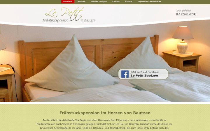 Ekraanipilt saidist lepetit-bautzen.de