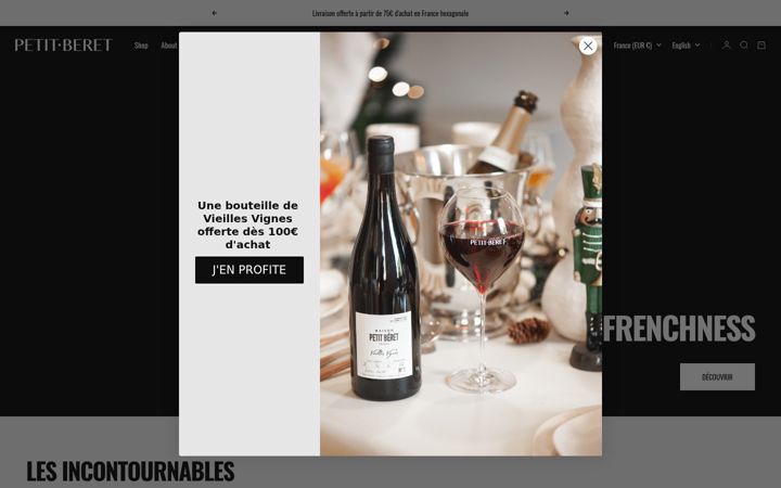 Screenshot of lepetitberet.com