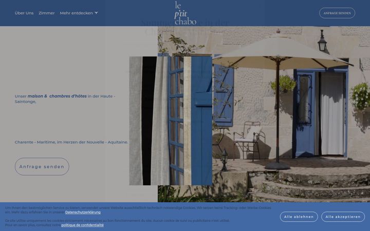 Screenshot of lepetitchabo.com