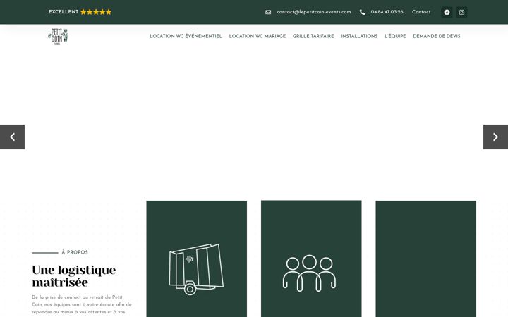 Screenshot of lepetitcoin-events.com