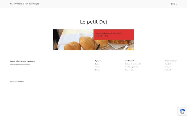 Screenshot of lepetitdej.be