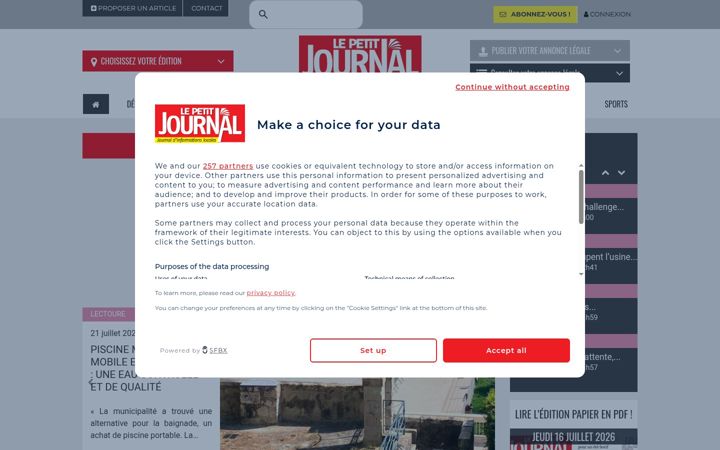 Screenshot ta' lepetitjournal.net
